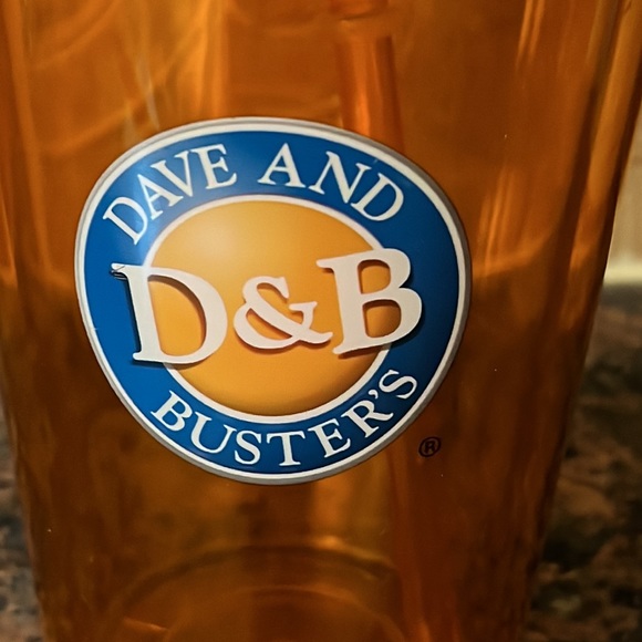 Dave & Busters reusable cold beverage 16 oz cup with straw - Picture 2 of 7